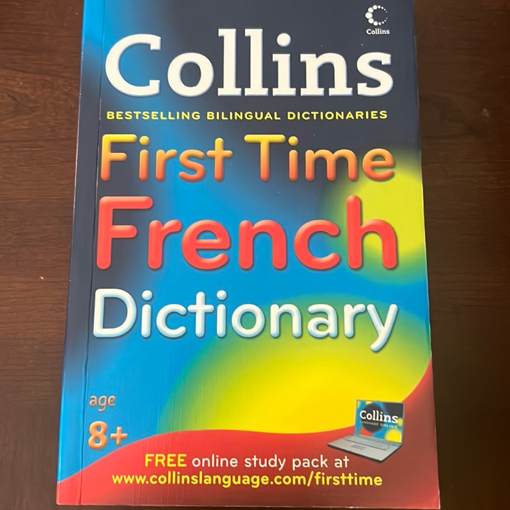 First time French dictionary , collins - Age 8+